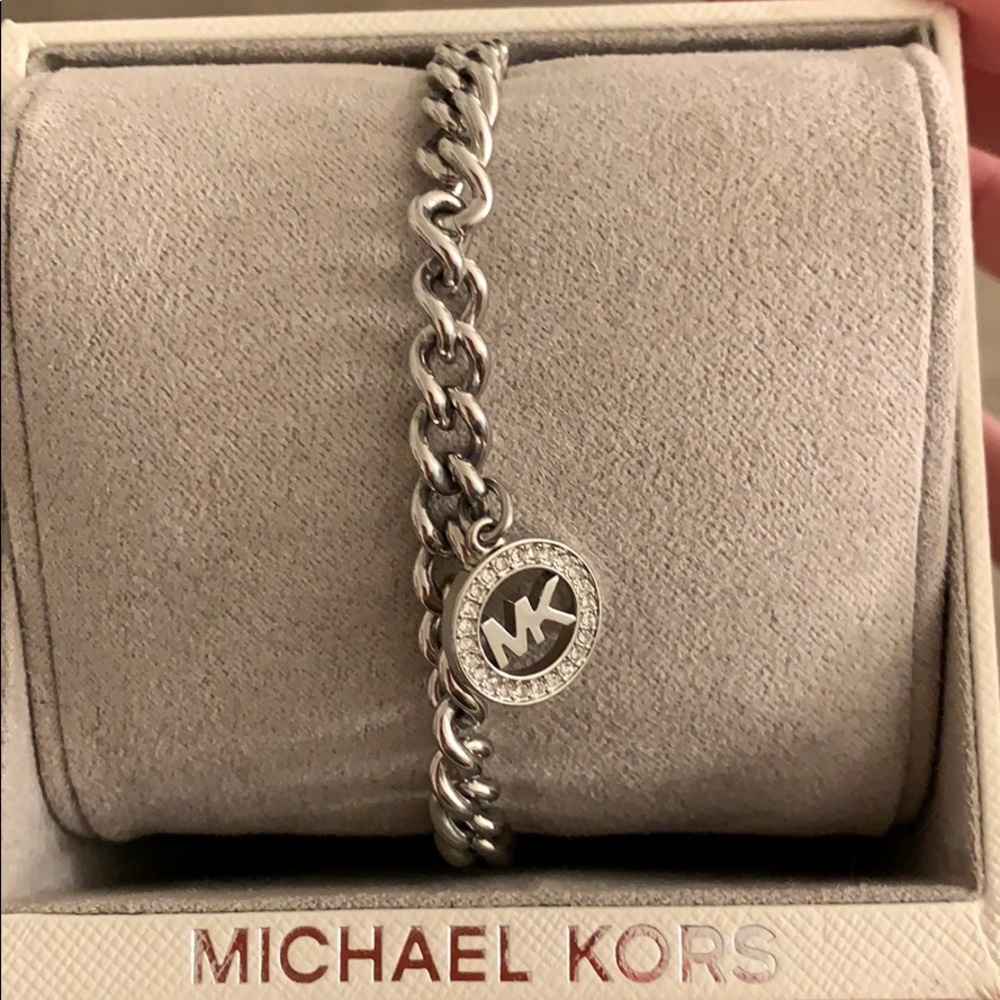 Silver Michael Kors bracelet